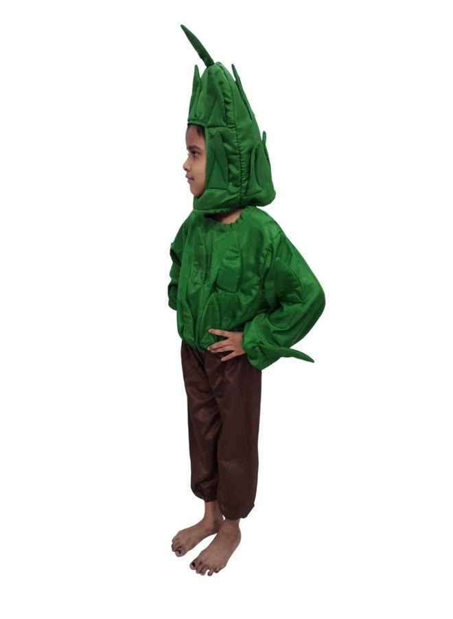 BookMyCostume Green and Brown Tree Kids Fancy Dress Costume 6-7 years - Image 2